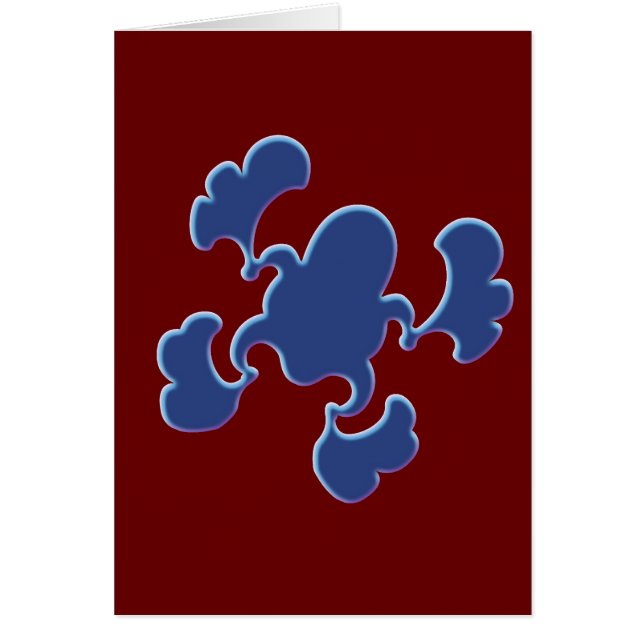 BlåttFroggydesign Hälsningskort (Framsidan)