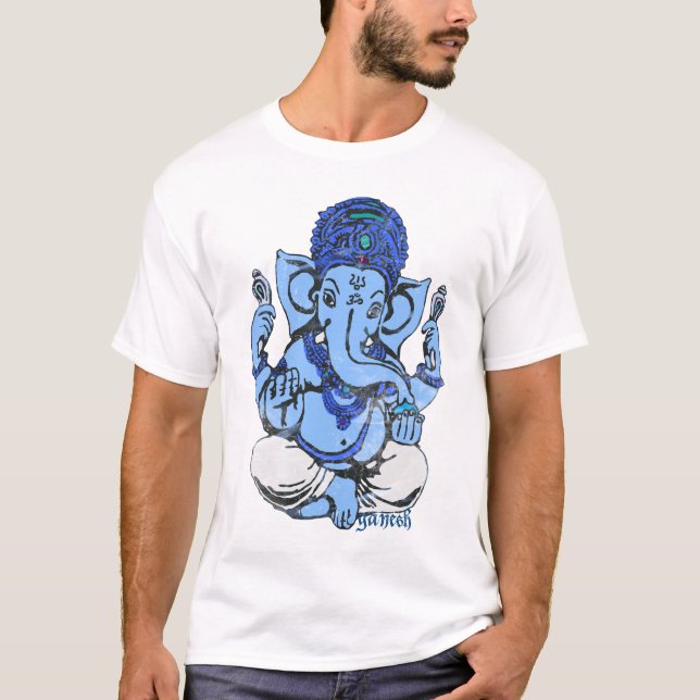 blåttganesh tee (Framsida)
