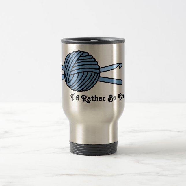 Blåttgarnnystan- & virkningkrokar resemugg (Center)