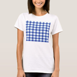 BlåttGingham Tee Shirt