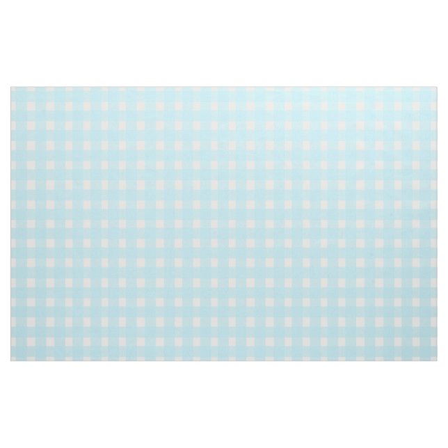 BlåttGingham Tyg (Yard)