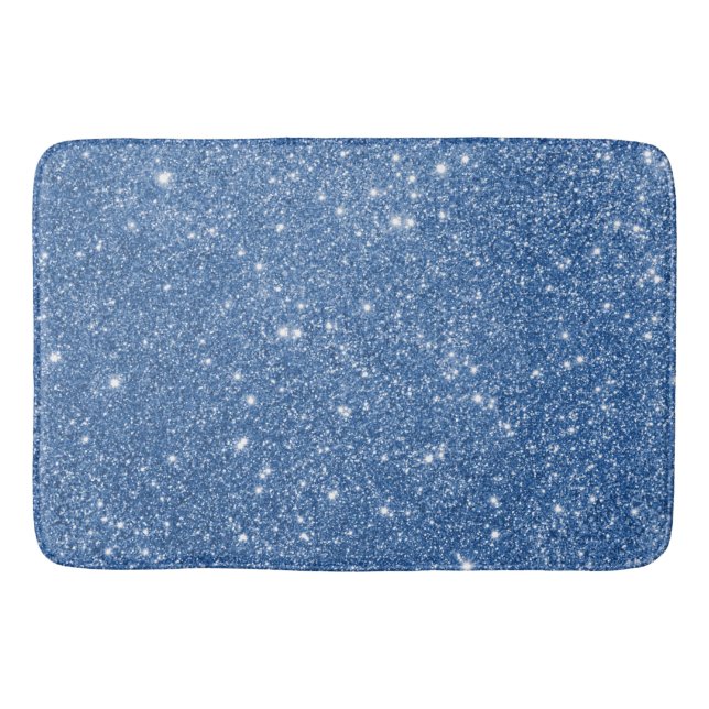 BlåttglitterSparkles Badrumsmatta (Framsidan)