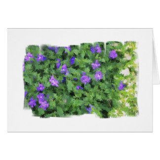 Blåttgröntstänk Hälsningskort