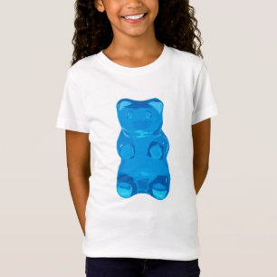 BlåttGummybear illustration T-shirt