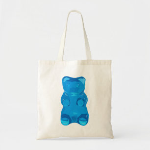 BlåttGummybear illustration Tygkasse