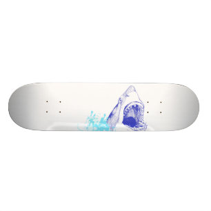 Blåtthajdäck Old School Skateboard Bräda 18 Cm