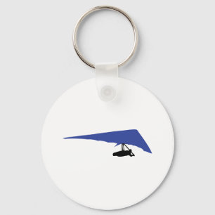 blåtthängning-glidflygplan symbol nyckelring
