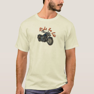 BlåttHarley motorcykel Tee