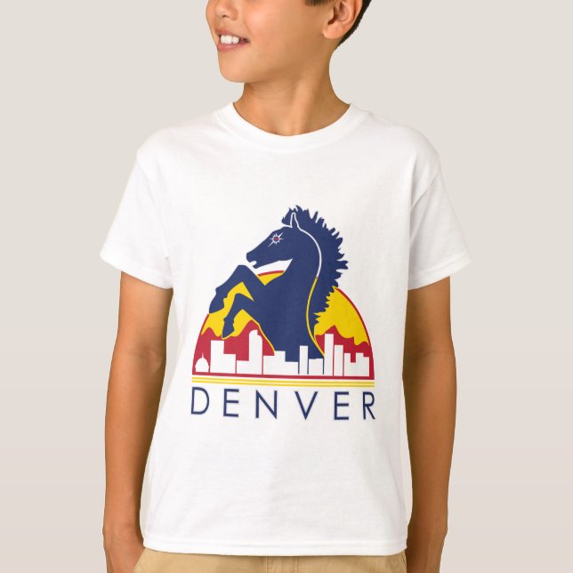 Blåtthäst Denver Tee Shirt (Framsida)