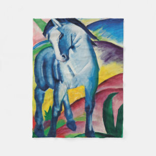 Blåtthäst mig av Franz Marc Fleecefilt