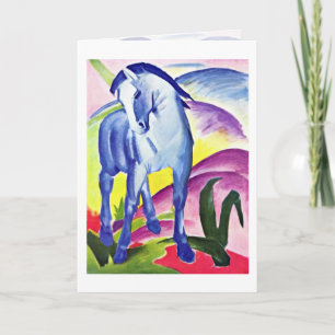 Blåtthäst mig av Franz Marc Kort