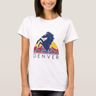 BlåtthästDenver logotyp T-shirt