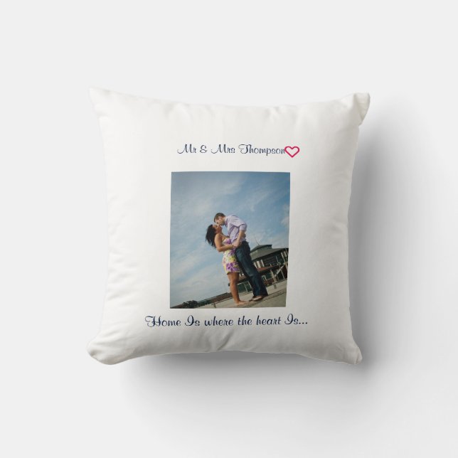 Blåtthav | kopplar ihop den | dekorativ kudde (Framsida)