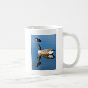BlåttHeron på ankadecoyen vid konstnärWilliam Bock Kaffemugg