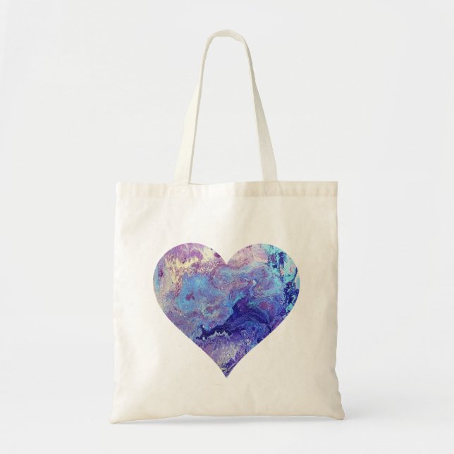 Blåtthimmeltotot hänger lös tygkasse (Framsidan)