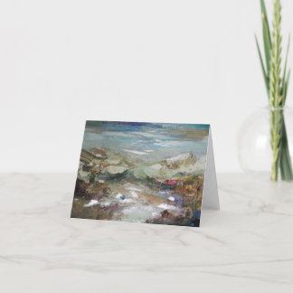 Blåtthorisont Notecard Kort