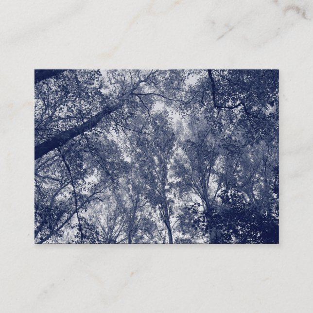 Blåtthöst Visitkort (Framsida)