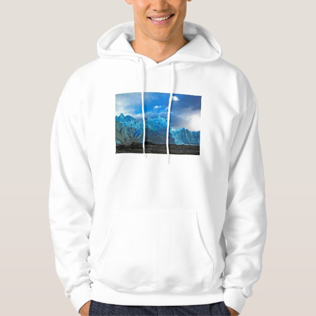 Blåttis - Perito Moreno Sweatshirt Med Luva (Framsida)