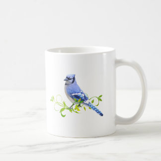 BlåttJay fågel Kaffemugg