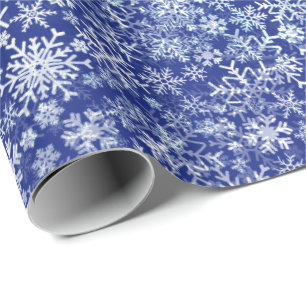 Blåttjul fem - Snowstorm Presentpapper