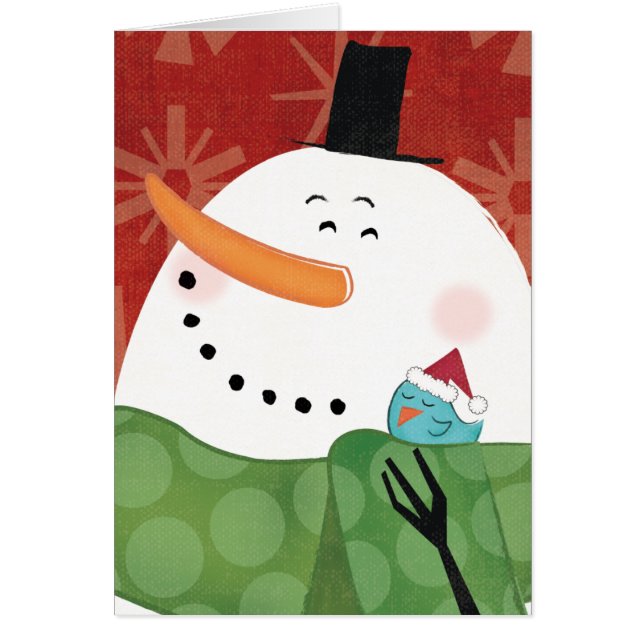 Blåttjulmugg med mörk kakao hälsningskort (Framsidan)