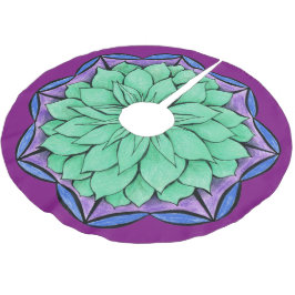 BLÅTTJULSTJÄRNAdesign Julgransmatta Borstad Polyester