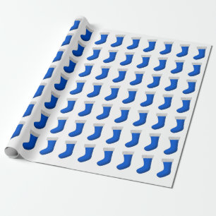 Blåttjulstrumpor Presentpapper