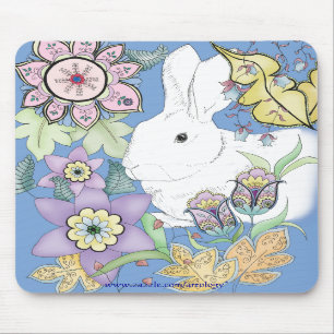 Blåttkanin Mousepad Musmatta