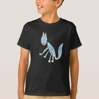 Blåttkattskjortor Tee Shirt