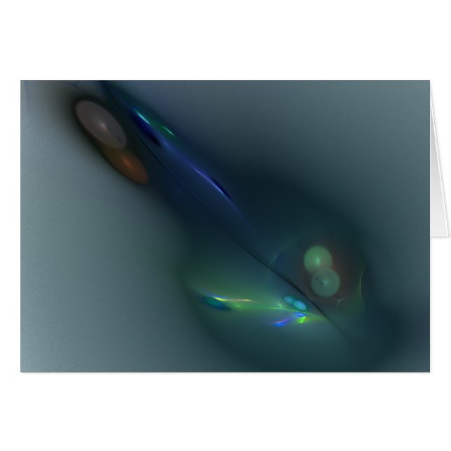 blåttklickar hälsningskort (Framsidan Horizontal)