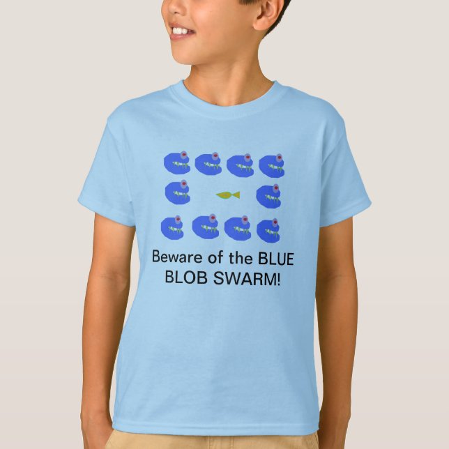 Blåttklicksvärm T-shirt (Framsida)