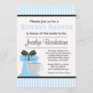 Blåttkökinbjudningskort för möhippan för att gifta inbjudningar