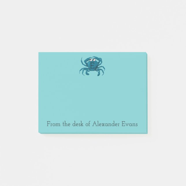 Blåttkrabba Post-it Block (Framsida)