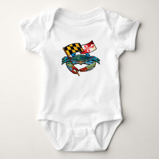 BlåttkrabbaMaryland flagga Tee
