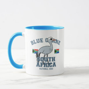 Blåttkran av Sydafrika Mugg