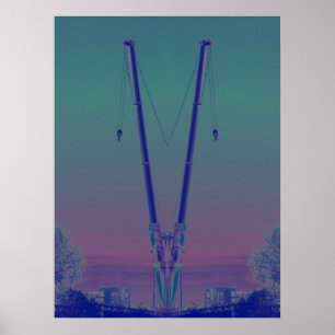 Blåttkran Poster