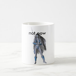 blåttkrigare, inte nu kaffemugg