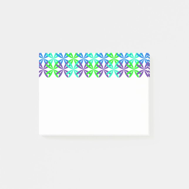 Blåttkrusidull Post-it Block (Framsida)