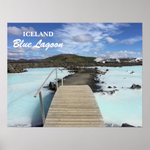 Blåttlagunaffisch Poster