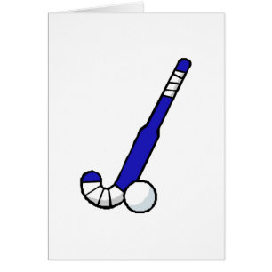 Blåttlandhockeypinne Hälsningskort