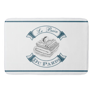 BlåttLe Bain Du Paris tandborste & tvålutmatare Badrumsmatta