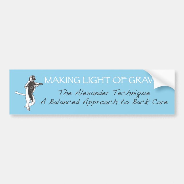 BlåttLemurbildekal Bildekal (Framsidan)