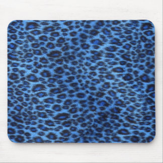 BlåttLeopardtryck Mousepad Musmatta