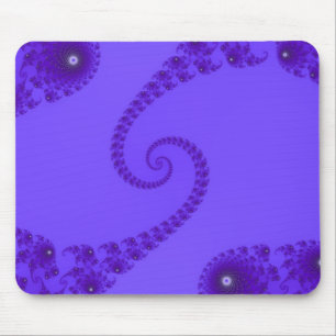 Blåttlilor dubblerar spiral Mousepad Musmatta