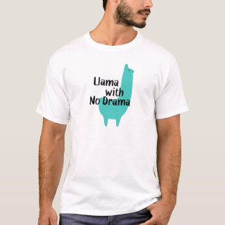 BlåttLlamaT-tröja Tee Shirt