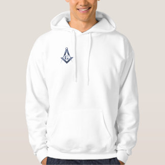 Blåttlogeemblemen Sweatshirt Med Luva