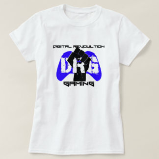 BlåttlogotypT-tröja: Kvinna vit Tee Shirt