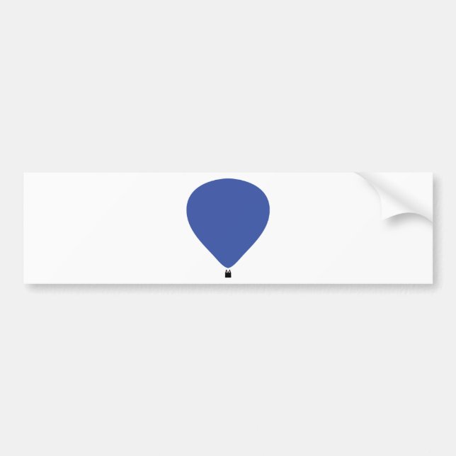blåttluftballongsymbol bildekal (Framsidan)