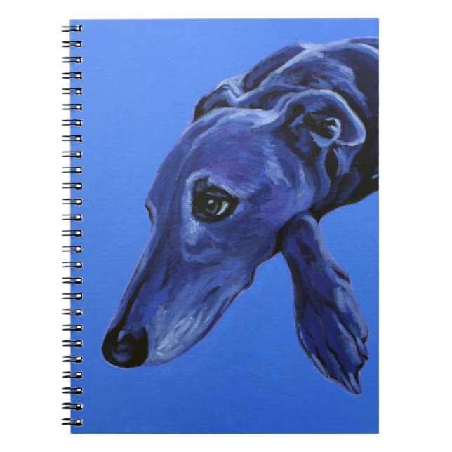 BlåttLurcheranteckningsbok Anteckningsbok Med Spiral (Framsidan)