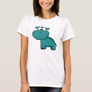 Blåttlyckligflodhäst Tee